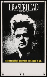 4r089 ERASERHEAD 17x28 music poster 1982 David Lynch, Jack Nance, surreal fantasy horror!