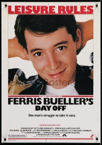 4r300 FERRIS BUELLER'S DAY OFF 17x24 special poster 1986 Matthew Broderick in John Hughes teen classic!