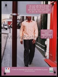 4r332 JE SUIS ALLE FAIRE LE TEST 12x16 French special poster 2000s HIV/AIDS prevention, get tested!