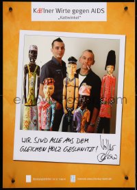 4r346 KOLNER WIRTE GEGEN AIDS 17x23 German special poster 2000s HIV/AIDS, Kattwinkel!