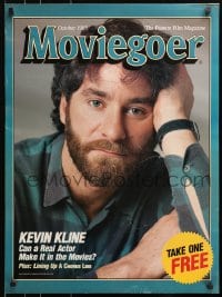 4r385 MOVIEGOER 22x30 special poster October 1985 close-up of Kevin Kline by Deborah Feingold!