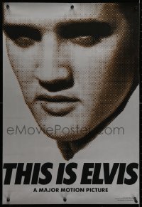 4r448 THIS IS ELVIS 19x28 special poster 1981 Elvis Presley rock 'n' roll biography, portrait of The King!