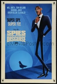 4r910 SPIES IN DISGUISE advance DS 1sh 2019 Will Smith, Tom Holland, super spy, super fly!