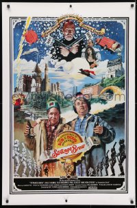 4r921 STRANGE BREW int'l 1sh 1983 art of hosers Rick Moranis & Dave Thomas with beer by John Solie!