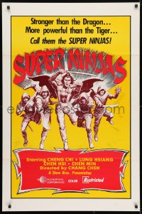 4r929 SUPER NINJAS 1sh 1982 stronger than the Dragon, more powerful than the Tiger!