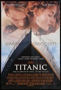 4r948 TITANIC revised int'l DS 1sh 1997 Leonardo DiCaprio & Winslet, James Cameron!
