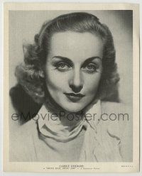 4s046 CAROLE LOMBARD 8x10 EMO Movie Club photo 1937 portrait when she made Swing High, Swing Low!