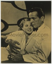4s071 CASABLANCA 8x10 REPRO photo 1972 Humphrey Bogart & Ingrid Bergman in the best romance ever!