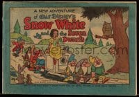 4s080 SNOW WHITE & THE SEVEN DWARFS promo book R1952 Bendix washing machine tie-in comic, Disney!