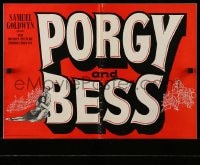 4s867 PORGY & BESS pressbook 1959 Sidney Poitier, Dorothy Dandridge & Sammy Davis Jr.!