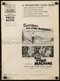 4s957 TIME MACHINE pressbook 1960 H.G. Wells, George Pal, great sci-fi images & art!