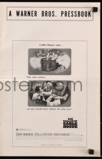 4s557 BALLAD OF CABLE HOGUE pressbook 1970 Sam Peckinpah, Jason Robards & sexy Stella Stevens!
