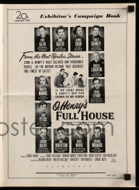 4s830 O HENRY'S FULL HOUSE pressbook 1952 Fred Allen, Anne Baxter, Jeanne Crain & Marilyn Monroe!