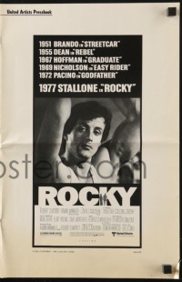 4s893 ROCKY pressbook 1977 boxer Sylvester Stallone, Talia Shire, boxing classic!