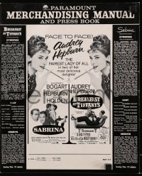 4s898 SABRINA/BREAKFAST AT TIFFANY'S pressbook 1965 beautiful Audrey Hepburn is the fairest lady of them all!