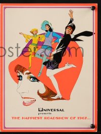 4s515 THOROUGHLY MODERN MILLIE promo brochure 1967 Bob Peak art of singing & dancing Julie Andrews!