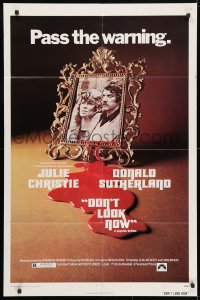 4t246 DON'T LOOK NOW 1sh 1974 Julie Christie, Donald Sutherland, directed by Nicolas Roeg!