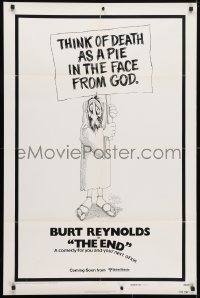 4t266 END advance 1sh 1978 Gahan Wilson art, death is a pie in the face from god!