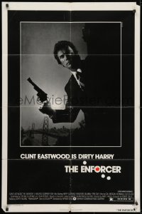 4t267 ENFORCER 1sh 1976 classic image of Clint Eastwood as Dirty Harry holding .44 magnum!