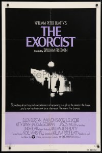 4t277 EXORCIST 1sh 1974 William Friedkin, Von Sydow, horror classic from William Peter Blatty!