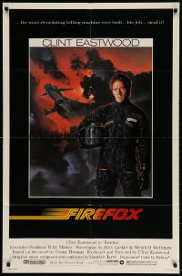 4t288 FIREFOX 1sh 1982 cool C.D. de Mar art of the flying killing machine & Clint Eastwood!