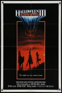 4t361 HALLOWEEN III 1sh 1982 Season of the Witch, horror sequel, the night no one comes home!