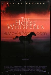 4t402 HORSE WHISPERER DS 1sh 1998 star & director Robert Redford, cool running horse image!