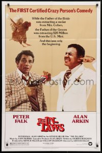 4t435 IN-LAWS 1sh 1979 classic Peter Falk & Alan Arkin screwball comedy!