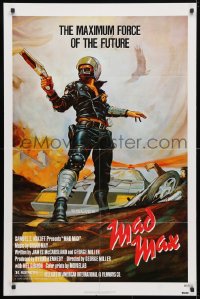 4t540 MAD MAX 1sh 1980 George Miller post-apocalyptic classic, Garland art of Mel Gibson!
