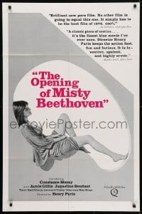 4t639 OPENING OF MISTY BEETHOVEN 1sh 1976 Radley Metzger, sexy Constance Money in title role!