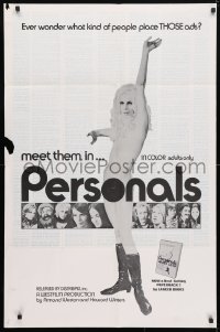 4t658 PERSONALS 1sh 1972 sexy full-length image, meet the kind of people who place THOSE ads!