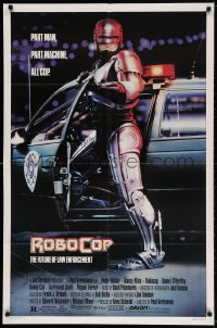4t724 ROBOCOP 1sh 1987 Paul Verhoeven classic, Peter Weller is part man, part machine, all cop!