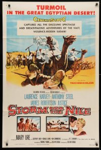4t823 STORM OVER THE NILE 1sh 1956 Laurence Harvey, turmoil in the great Egyptian desert!