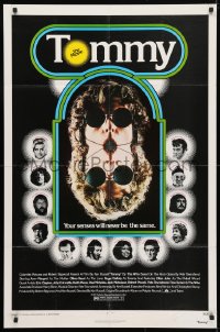 4t904 TOMMY 1sh 1975 The Who, Daltrey, mirror image, your senses will never be the same!