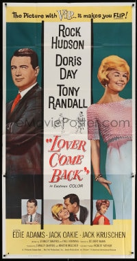 4w120 LOVER COME BACK 3sh 1962 Rock Hudson, Doris Day, Tony Randall, Edie Adams