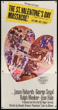 4w218 ST. VALENTINE'S DAY MASSACRE 3sh 1967 most shocking event of America's most lawless era!