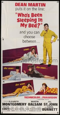 4w266 WHO'S BEEN SLEEPING IN MY BED 3sh 1963 Dean Martin puts it on the line with four sexy babes!