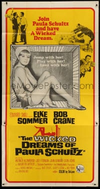 4w268 WICKED DREAMS OF PAULA SCHULTZ 3sh 1968 super sexy near-naked Elke Sommer, play with her!