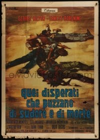 4w344 BULLET FOR SANDOVAL Italian 1p 1969 Los Desesperados, spaghetti western art by Ciriello!