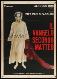 4w461 GOSPEL ACCORDING TO ST. MATTHEW Italian 1p 1964 Pasolini's Il Vangelo secondo Matteo!