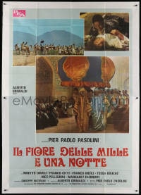 4w805 ARABIAN NIGHTS Italian 2p 1974 Pier Paolo Pasolini's Il Fiore delle Mille e una Notte!