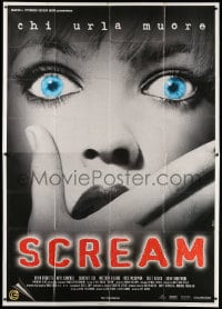 4w949 SCREAM Italian 2p 1997 horror directed by Wes Craven, David Arquette, Neve Campbell!