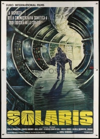 4w957 SOLARIS Italian 2p 1974 Tarkovsky's original Russian version, Solyaris, Casaro art!