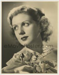 4x055 LOUISE LATIMER signed deluxe 11x14 still 1930s portrait of the pretty actress by John Miehle!