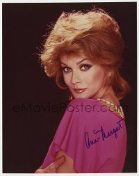4x671 ANN-MARGRET signed color 8x10 REPRO still 1980s great close up later in her career!