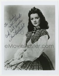 4x710 ANN RUTHERFORD signed 8x10.25 REPRO still 1980s portrait as Carreen in Gone with the Wind!