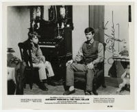 4x273 ANTHONY PERKINS signed 8.25x10 still 1965 sitting next to kid in The Fool Killer!