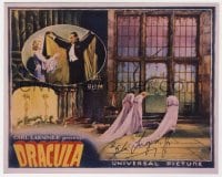 4x674 BELA LUGOSI JR. signed color 8x10 REPRO still 2001 cool lobby card image from Dracula!