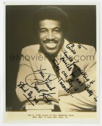 4x284 BEN E. KING signed 8x10 publicity still 1960s smiling portrait of the soul and R&B singer!