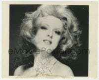 4x286 BERNADETTE PETERS signed 8x10 publicity photo 1980s sexy glamour portrait with bare shoulders!